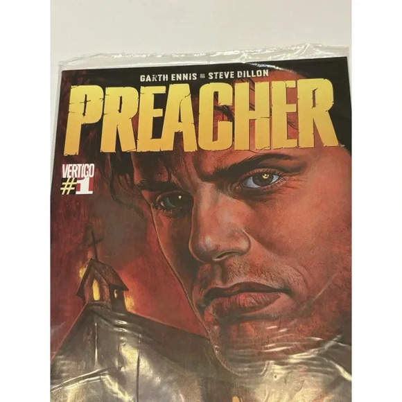 PREACHER #1 WIZARD • VARIANT • COMIC CON BOX • FABRY AMC • - Picture 3 of 3